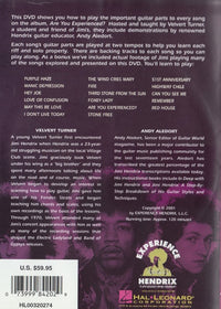 The Jimi Hendrix Experience: Learn To Play The Songs From Are You Experienced
