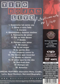 Tito Rojas Live: Autenticamente En Vivo