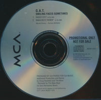Gangstas & Thugs: G.A.T.: Smiling Faces Sometimes 2-Track Promo w/ Back Artwork