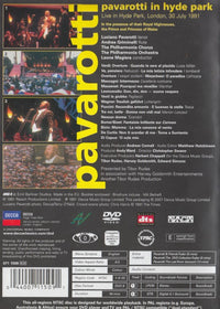 Pavarotti In Hyde Park w/ Booklet