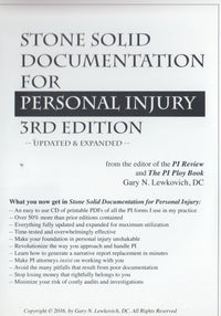Stone Solid Documentation For Personal Injury 3rd Edition