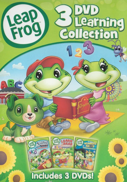 LeapFrog 3 DVD Learning Collection 3-Disc Set – NeverDieMedia