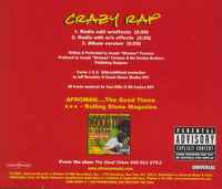 Afroman: Crazy Rap 3-Track Promo w/ Back Artwork