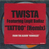 Twista Featuring Legit Ballaz: Tattoo (Remix) 4-Track Promo w/ Hype Sticker