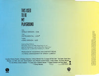 Madonna: This Used To Be My Playground 3-Track Maxi-Single