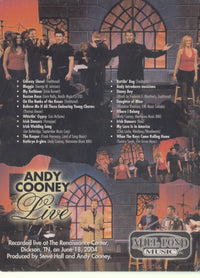 Andy Cooney: Live In Concert 2-Disc Set
