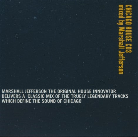 Marshall Jefferson: Chicago House Vol. 3