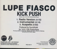 Lupe Fiasco: Kick Push 3-Track Promo w/ Back Artwork