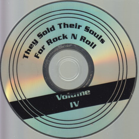 They Sold Their Souls For Rock N Roll Volume IV w/ No Artwork