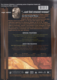 ...And God Created Woman The Criterion Collection