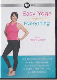 Easy Yoga For Everything With Peggy Cappy 10-Disc Set