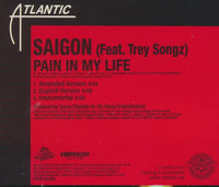 Saigon (Feat. Trey Songz): Pain In My Life 3-Track Promo w/ Back Artwork