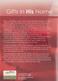 Gifts In His Name: Small Group Study