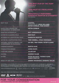 Control: A Film By Anton Corbijn FYC PAL