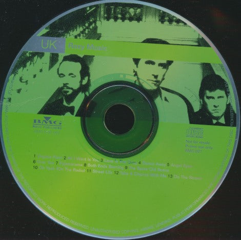 Roxy Music: UK Promo w/ Back Artwork