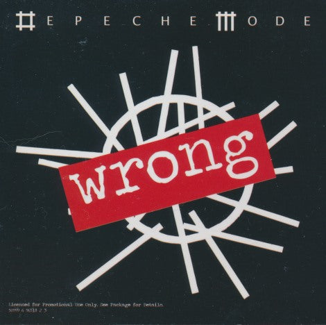Depeche Mode: Wrong 2-Track Promo