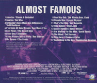 Almost Famous: Original Soundtrack Advance Promo