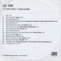 Lil' Kim: La Bella Mafia Clean Album Promo w/ Front Artwork