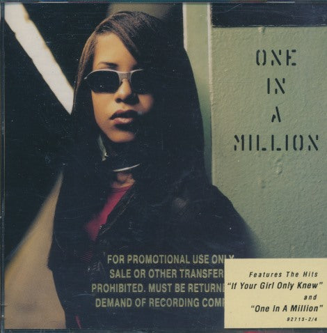 Aaliyah: One In A Million Promo w/ Hype Sticker