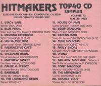 Hitmakers: Top 40 CD Sampler: May 29, 1992 Volume 70 Promo w/ Back Artwork