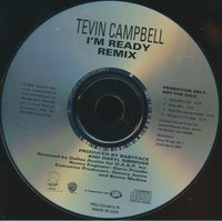 Tevin Campbell: I'm Ready: Remix 4-Track Promo w/ Back Artwork