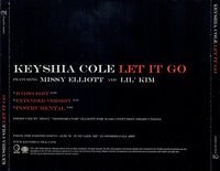 Keyshia Cole Featuring Missy Elliott & Lil' Kim: Let It Go 3-Track Promo w/ Back Artwork - NeverDieMedia