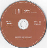Toni Braxton: Trippin': That's The Way Love Works 3-Track Promo w/ Back Artwork
