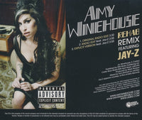 Amy Winehouse Featuring Jay-Z: Rehab Remix 3-Track Promo w/ Back Artwork