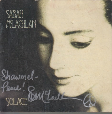 Sarah McLachlan: Solace Signed w/ Artwork Only