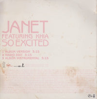 Janet Featuring Khia: So Excited 3-Track Promo