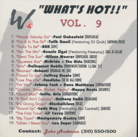 What's Hot!! Vol. 9 Promo
