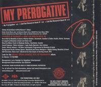 Britney Spears: My Prerogative 3-Track Promo w/ Back Artwork