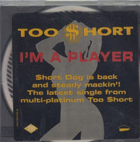 Too $hort: I'm A Player 3-Track Promo w/ Hype Sticker