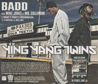 Ying Yang Twins: Badd 5-Track Promo w/ Back Artwork