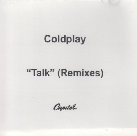 Coldplay: Talk (Remixes) 3-Track Promo