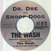 Dr. Dre & Snoop Dogg: The Wash 3-Track Promo w/ Back Artwork