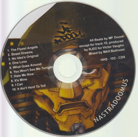 MF Doom: NAStradoomus Vol. 2 w/ Back Artwork - NeverDieMedia