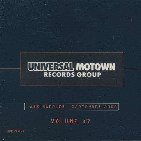 Universal Motown Records Group: A&R Sampler: September 2005 Volume 47 Promo