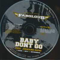 Fabolous Feat. Jermaine Dupri: Baby Don't Go 3-Track Promo w/ Back Artwork