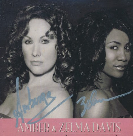 Amber & Zelma Davis: No More Tears (Enough Is Enough) Signed 7-Track Maxi-Single