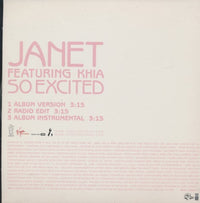 Janet Jackson Featuring Khia: So Excited 3-Track Promo