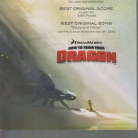 How To Train Your Dragon: Best Original Score / Best Original Song 8-Track FYC Promo