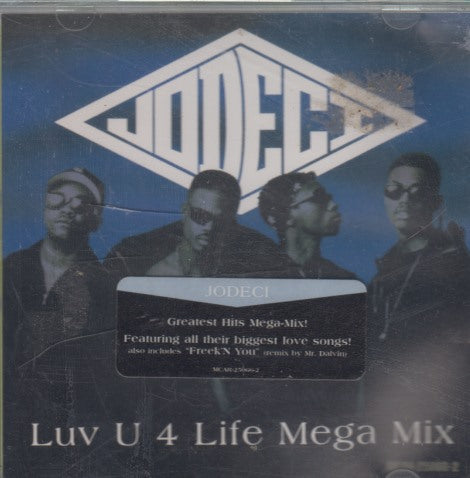 Jodeci: Luv U 4 Life Mega Mix 2-Track Promo w/ Hype Sticker & Cracked Case