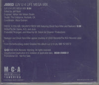 Jodeci: Luv U 4 Life Mega Mix 2-Track Promo w/ Hype Sticker & Cracked Case