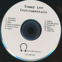 Tommy Lee: Instrumentals Promo w/ Back Artwork