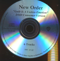 New Order: Guilt Is A Useless Emotion 6-Track Promo w/ Front Artwork