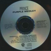 Prince: Purple Medley 2-Track Promo w/ Back Artwork