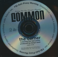 Common: The Corner 1-Track Promo w/ Back Artwork