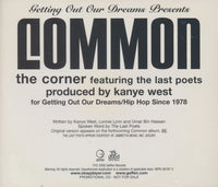 Common: The Corner 1-Track Promo w/ Back Artwork