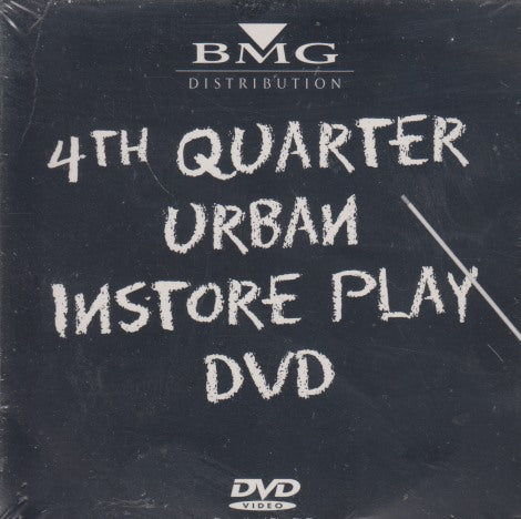 BMG 4th Quarter Urban Instore Play DVD 16-Track Promo